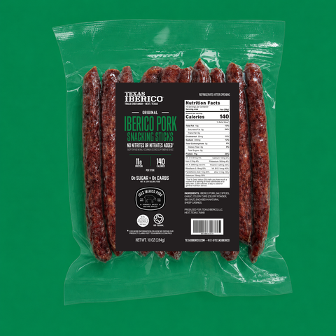 Texas Iberico® Snacking Sticks | 100% Purebred Iberico Pork