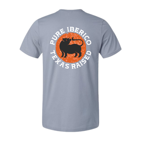 Short Sleeve Tee - Texas Iberico Hill Country Blue