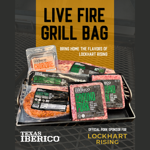 Limited Edition Lockhart Rising Grilling Bag - Includes Ribs, Smoked Sausage, Ground Pork, Bacon, and your choice of Charcuterie Pack