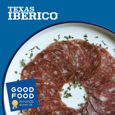 Texas Iberico Sliced Mesa Salami | Mexican Oregano | 100% Iberico Pork | 2 oz