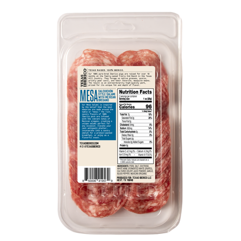 Texas Iberico Sliced Mesa Salami - 1 Pack (2 oz)