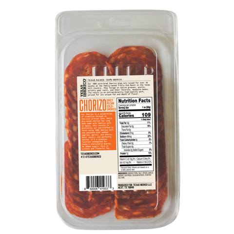 Texas Iberico Sliced Chorizo