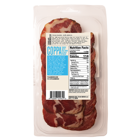Texas Iberico Sliced Coppa