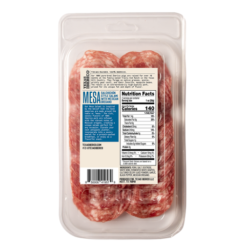 Texas Iberico Sliced Mesa Salami